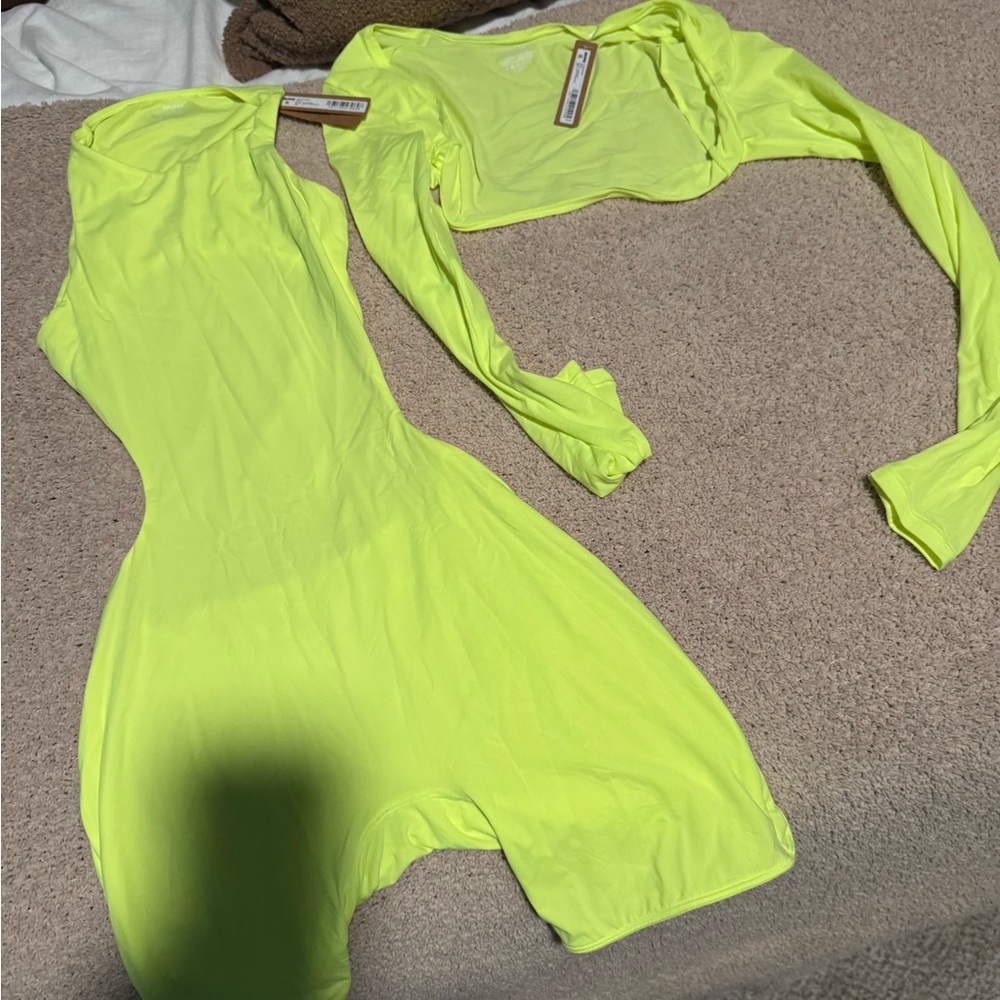 SKIMS Bright Yellow Top
